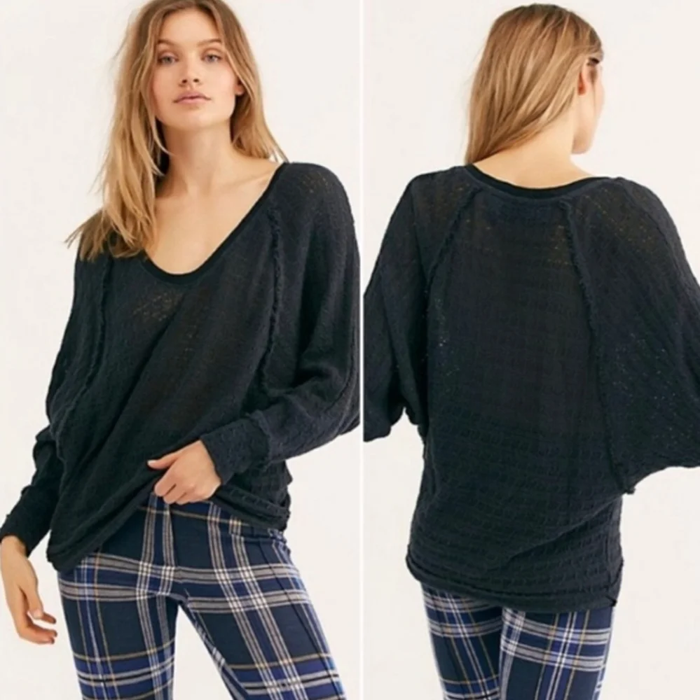☆ SOLD ☆ Free People We the Free Hacci Top